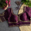 Tew Soft Italian Silk Heavy Handwork Blouse Best Wholesale Shop In Surat